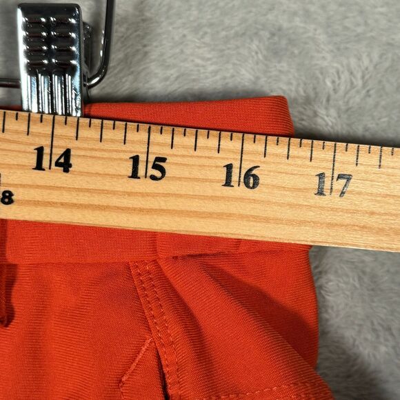 Lululemon Shorts Mens 34‎ Orange Commission 10" Chino *FLAW - Picture 4 of 11
